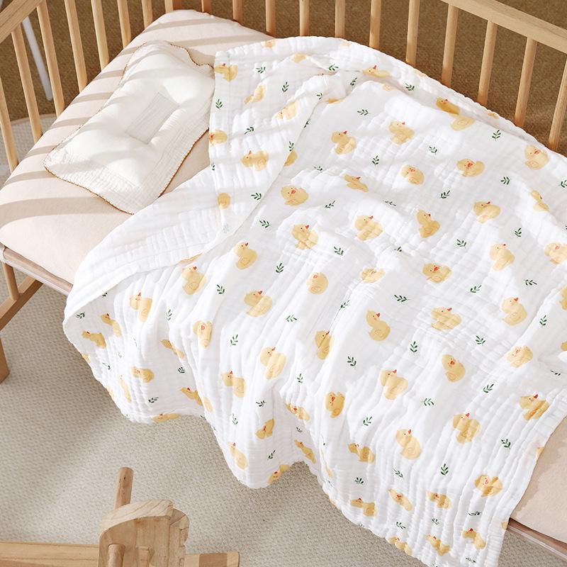 Pure Cotton Gauze Baby Towel & Swaddle Blanket