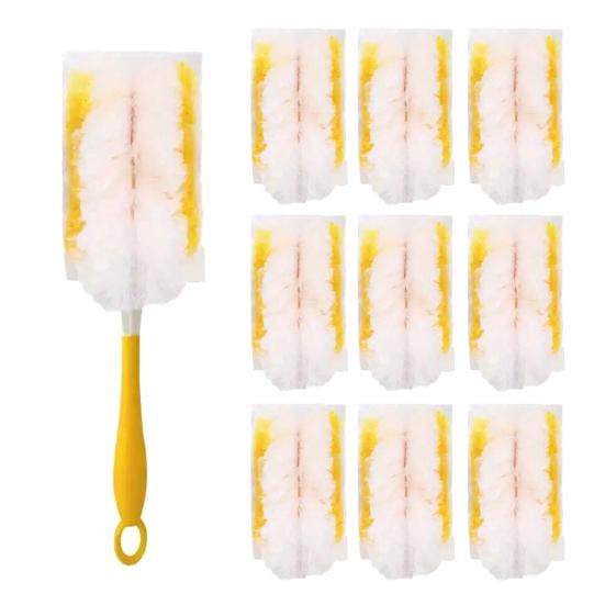 10Pcs Cleaning Brush Electrostatic Technology Multifunctional Static Dirt Collector Handleless Cleaning