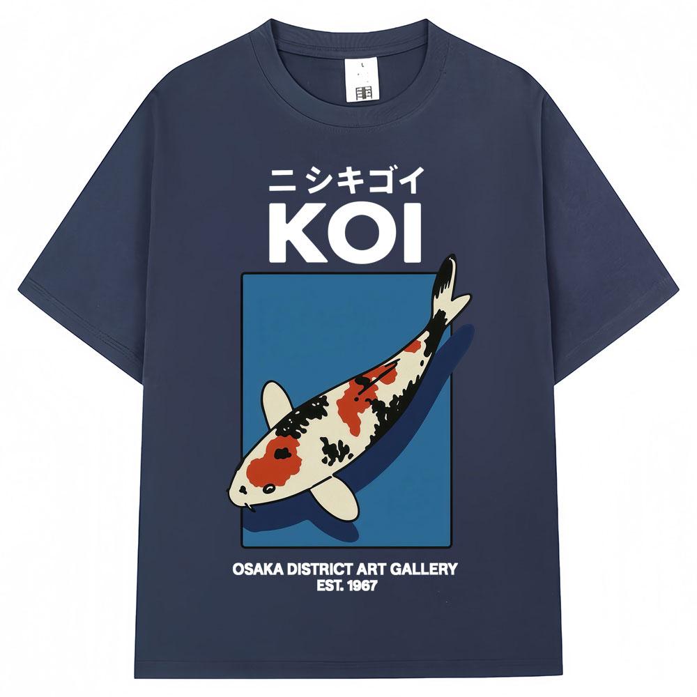Japanese Fuji Dragon Yakuza Tokyo Koi Fish T Shirt Men Women Vintage Fashion Tshirts 100 Cotton Loose T Shirts Streetwear Male