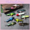 New Three-section Screw Propeller Surface Towing Hard Bait 11cm/24g Floating Lead Pencil Plastic Lure For Fishing Hl808