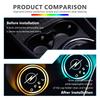 7 Color LED Car Cup Holder Light Pad Glowing Interior Decoration Mat For Opel Insignia Corsa Zafira Meriva Mokka Astra H K C D