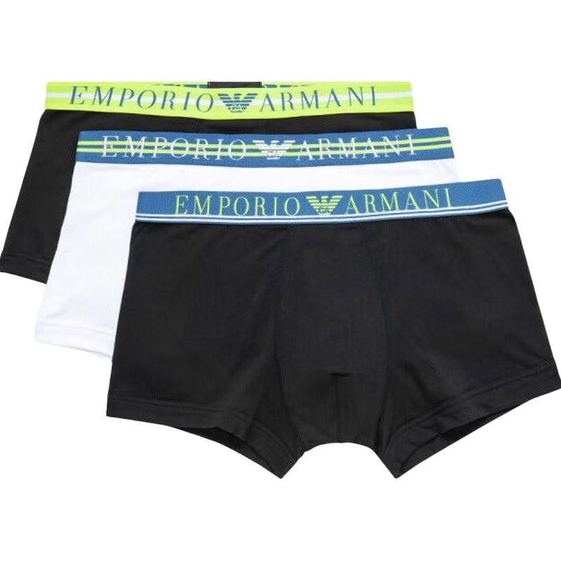 

Emporio Armani SS23 Logo Letter Print Boxer Shorts 3-Pack Men bottoms 111357-3R723-24521 M