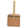 Wicker Pattern Insulated Lunch Bag 22x15.5x13.7cm large capacity Wicker Pattern Lunch Tote Reusable Lunch Box Bag Picnic