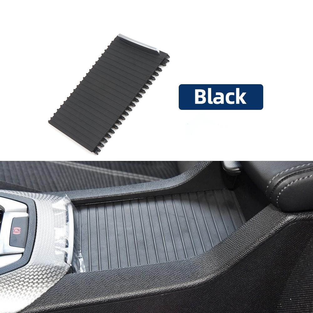 

For Peugeot 408 2014-2025 Front Seats Central Armrest Curtain For Peugeot Container Storage Box Center Console Shutters Cover чёрный