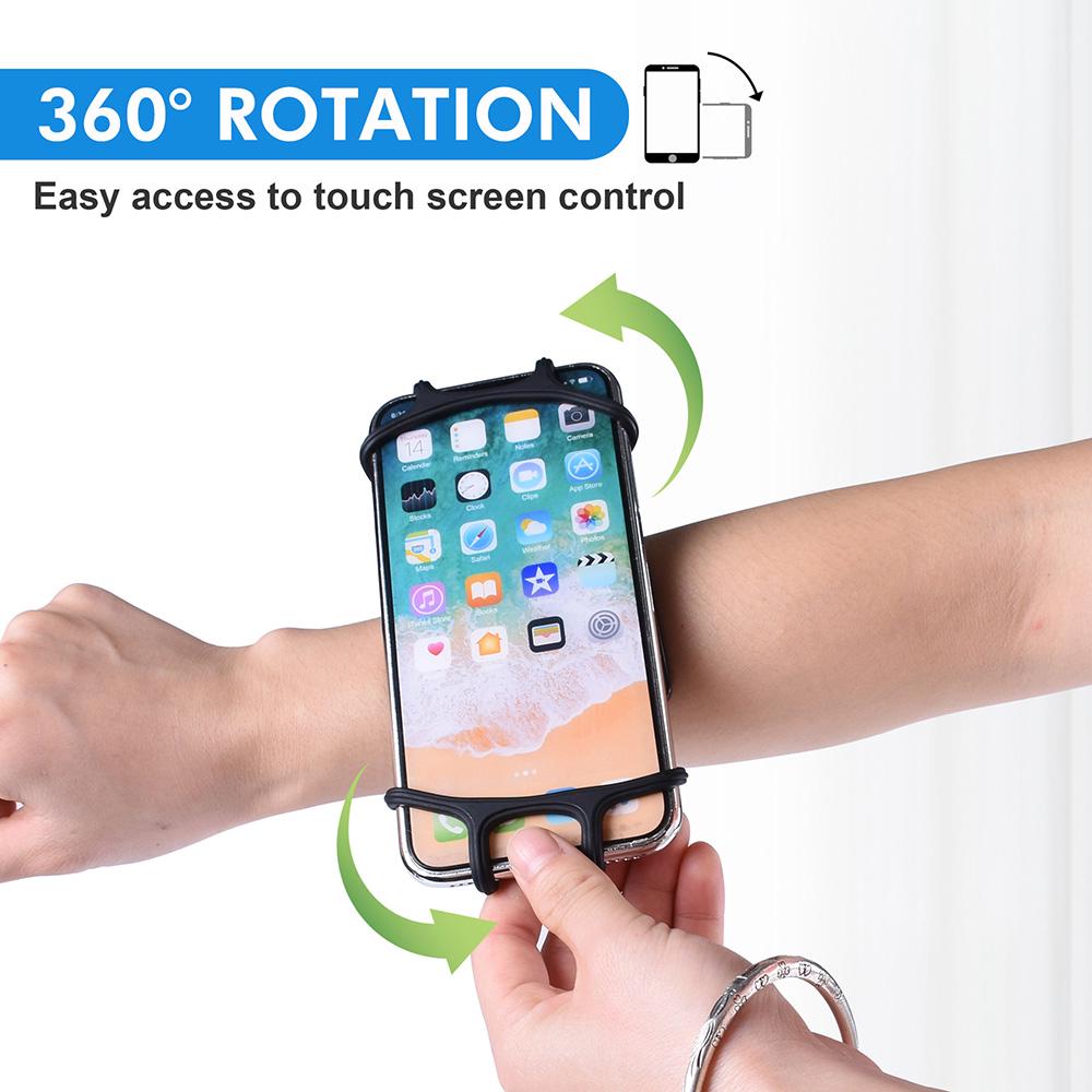 Porta Cellulare Da Bici Fascia Da Braccio Per Iphone, Armband With Earphone Holder For Porta Telefono Bici