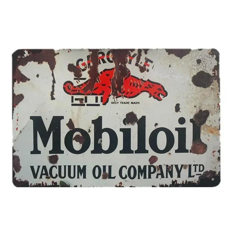 Vintage Car Gas Oil Harvest Classic Rusty Metal Sign Multi-tin Sign Garage Wall Decoration Motorcycle Repair Shop Decoration