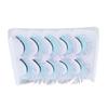 5pcs Colorful Eyelashes Dramatic Gradient Color False Eyelashes   3D  Ing Fake Eyelashes