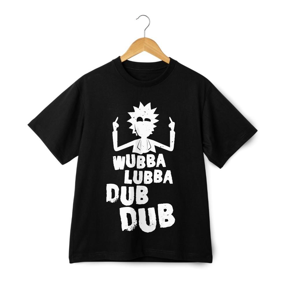 Rick Wubba Lubba Graphic T-shirt – Rick and Morty Meme Cartoon Streetwear Tee