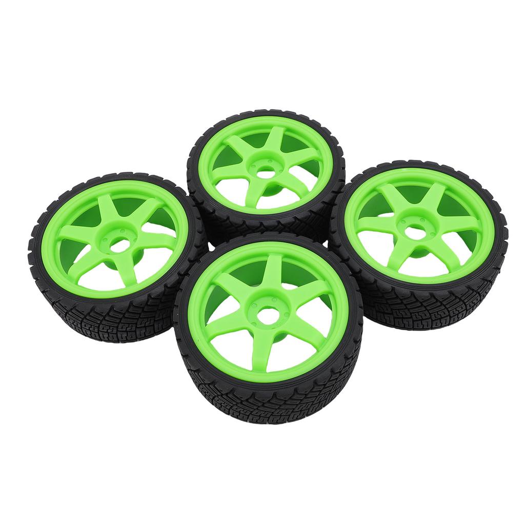 4pcs 1Celsius7 1Celsius8 RC   Car Tires Wheel Rims Sturdy Plastic Fashionable 17mm RC   Racing Tyres Replacement for