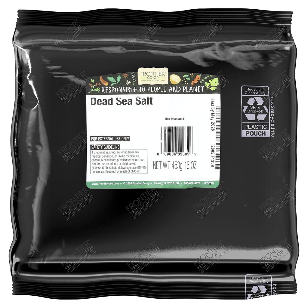 Frontier Co-op, Dead Sea Salt, 453g (16oz)