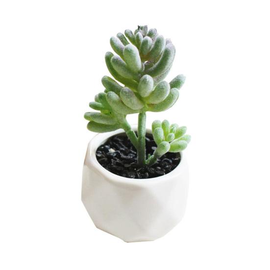 1 Adet Yapay Çiçek Etli Bitki Bonsai DIY Bahçe Ofis Ev Partisi Dekoru