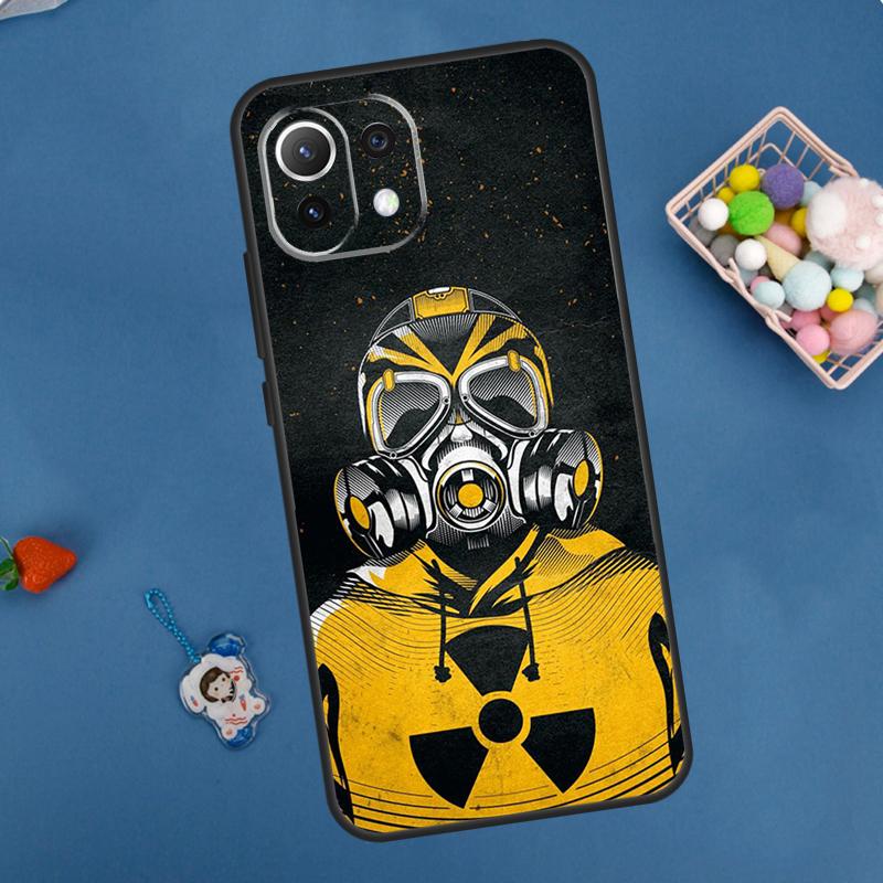 

Nuclear Mask Gas Mask Case For Xiaomi 14T Pro 13T 11T 12T 13 14 15 Ultra POCO X7 Pro X3 X5 X6 F5 F6 M6 Pro Cover POCO X6