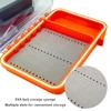 Multiple Color Light Weight Fly Fishing Lures Box Fly Fishing Lures Box Single Sided Clear Lid Fly Fishing Baits Box