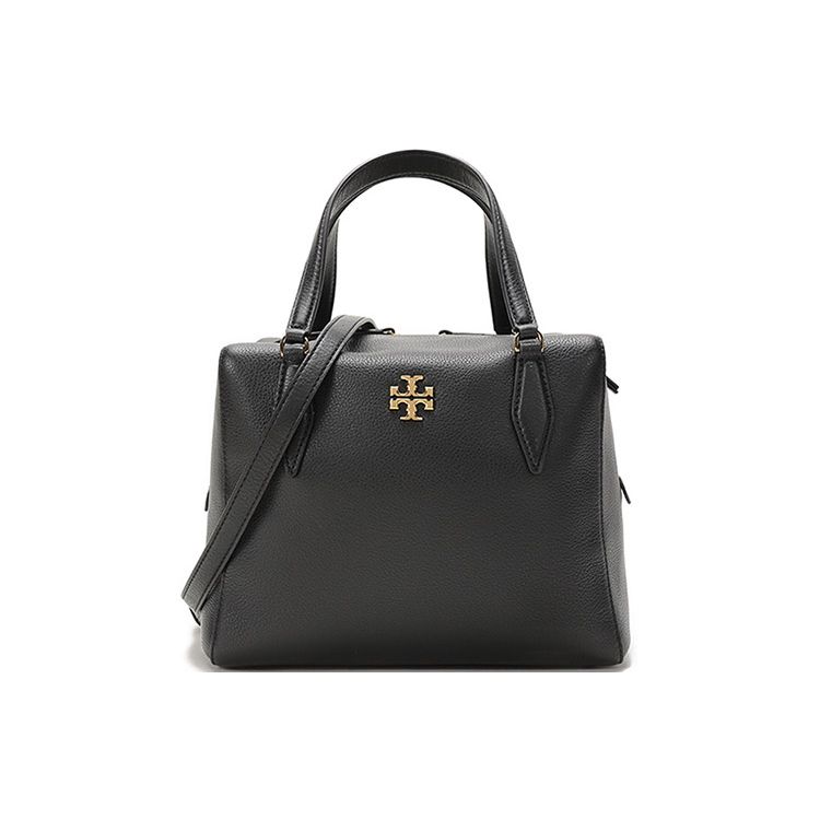 

Tory Burch Kira TB Leather Tote Crossbody Shoulder Bag Women Bags Black 74650-001 Basic Set (Bag+Dust Bag)
