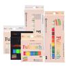 Feather Robe Dustless Chalk Set: White & Red Chalk with Anti-Stain Holder for Teacher and Children Use