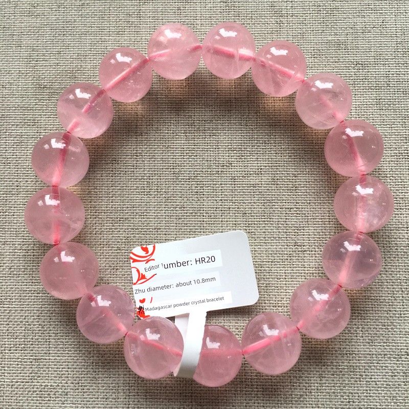 

Натуральный Мадагаскарский Розовый Кристалл Старой Руды Браслет Желейное Тело Браслет Остров Багамы Женские Аксессуары Привлечение Мужского Внимания Брак