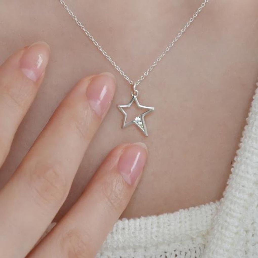 Damen-Accessoires Daily Star Cubic Halskette