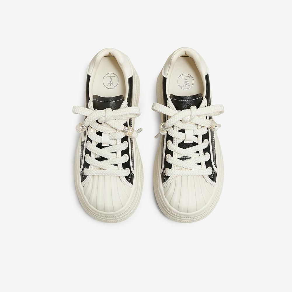 TATA/She 2025 Spring Shopping Mall Same Style Sports Fashion Casual Women's Board Shoes