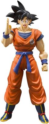 S.H.Figuarts Dragon Ball Son Goku - Earth-Raised Saiyan - Approx. 140mm ABS & PVC Painted Movable Figure