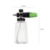 Foam Cannon for Pressure Washer with Dual-Connector Tool, Car Foam   with 1/4'' Quick Connect 1L Transparent Bottle