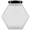 HEXAGON DECORATIVE JAR 380ML JAM HONEY SPICES