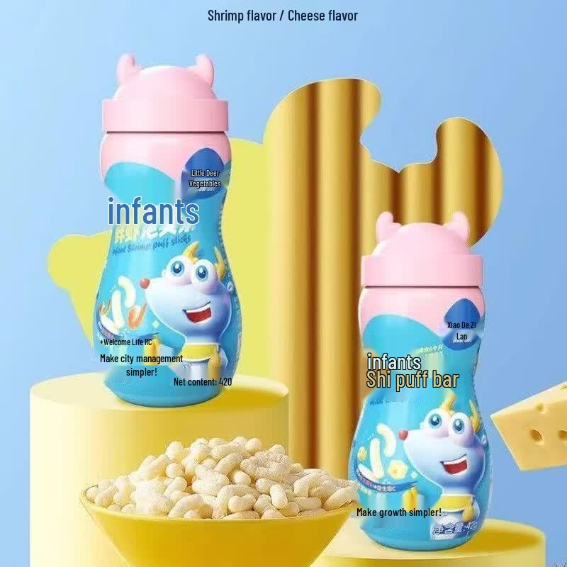 Little Deer Blue Blue Infant Cheese Puff Sticks