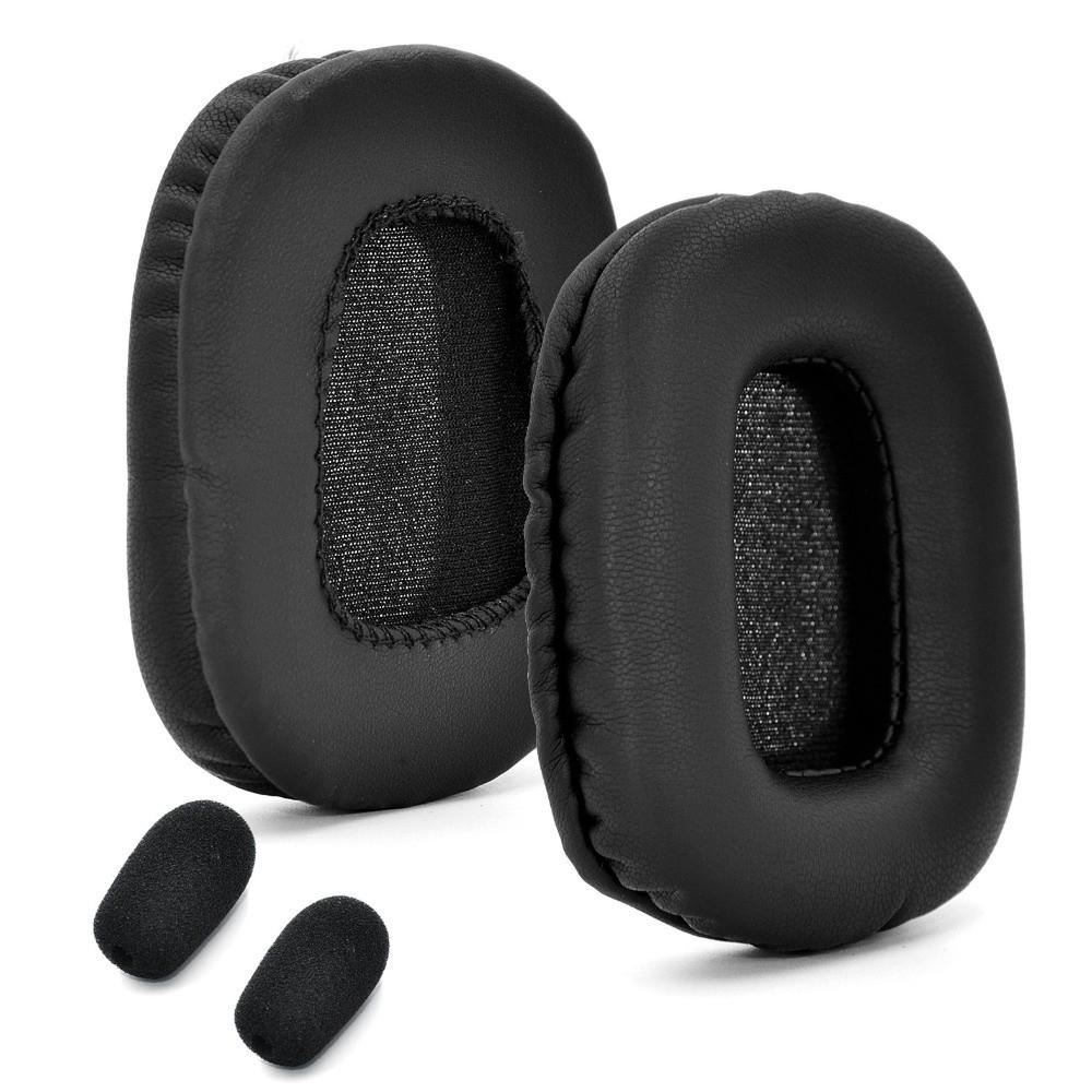 1 Pair Protein Leather Headset Earmuff for Vxi BlueParrott B550-XT B550XT Headphone Accessories