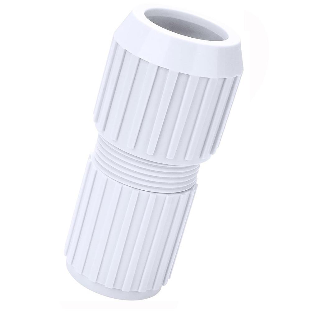 White Pool Pole Replacement ABS Pool Pole Joint Replacement Part Pool Pole Connector