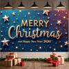 New Year Banner Christmas Themed Christmas Party Display Xmas Backdrop Sparkling Stars Christmas Event Backdrop For Festive Xmas