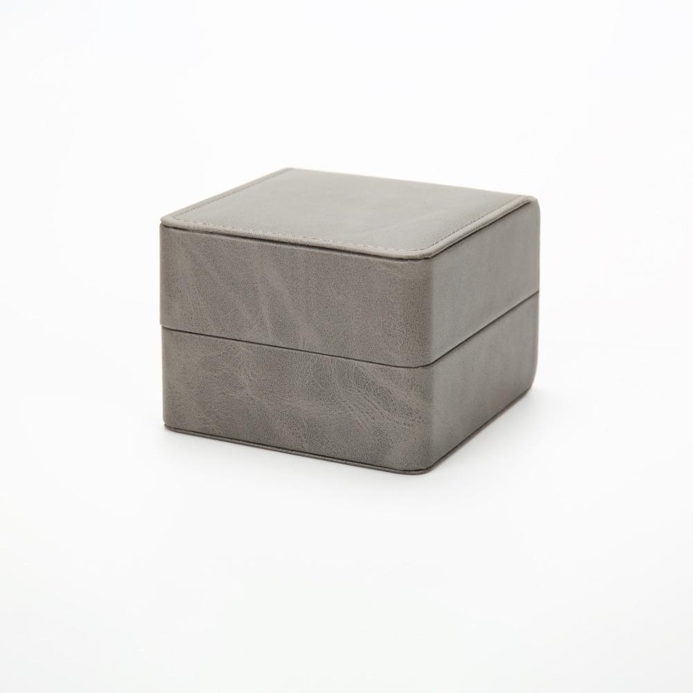 Pudełko na zegarek ze skóry PU Etui do przechowywania zegarków na rękę z poduszką Uchwyt do ekspozycji zegarka Pudełko-organizer na prezenty i biżuterię dla kobiet i mężczyzn