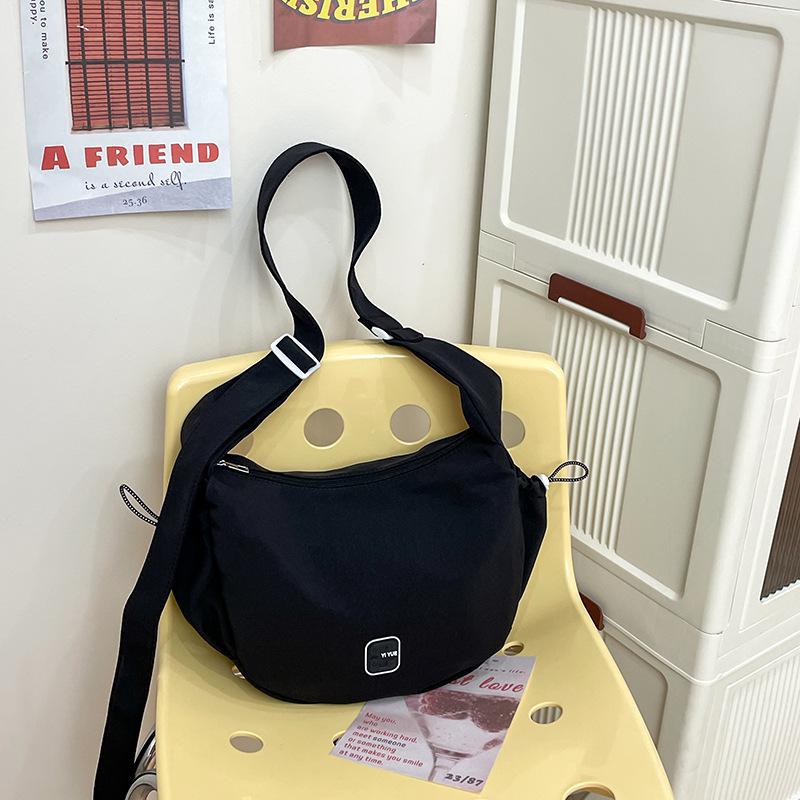 Модная Унисекс Сумка-Мессенджер Через Плечо Большой Вместимости 2025 Small чёрный