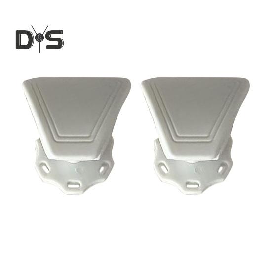 

2 комплекта зажимов для козырька футбольного шлема, винты для крепления козырька футбольного шлема, простая установка винтов для козырька футбольного шлема, аксессуары для любителей футбола белый