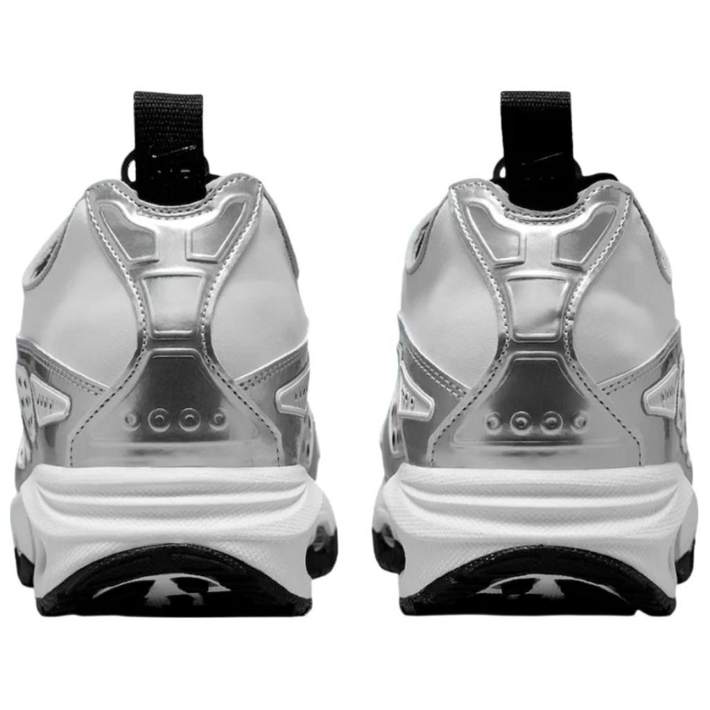 Nike Womens Air Sunder Max 'White Metallic Silver' (women's sizes) White / Metallic Silver / Black Running Shoes HJ4130 100
