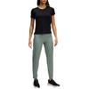Under Armour OutRunStorm Comfortable Fashionable Simple Versatile Solid Color Sports Long Pants Women Bottoms Silicone-Green 1377042-348