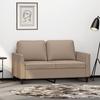 VidaXL Loveseat for 2, Settee with Armrests, Seat with Padded Backrest, Living Room Furniture, Modern, 359332