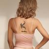 Stylish back underwear gathers fashionable women's underwear is seamless bra cover, beautiful back blue no steel ring
