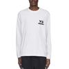 Y-3 X Neighborhood Logo Long-Sleeve Tee White Unisex Tops JX7455