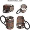 Viking Warrior Skull Mug Tankard Stainless Steel Skull Mug Beer Mug Coffee Beverage 18oz Gift Idea