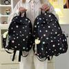 College Style Schoolbag Junior High School Girls Girl Heart Stars Large Capacity Simple Versatile High Value Backpack Tide