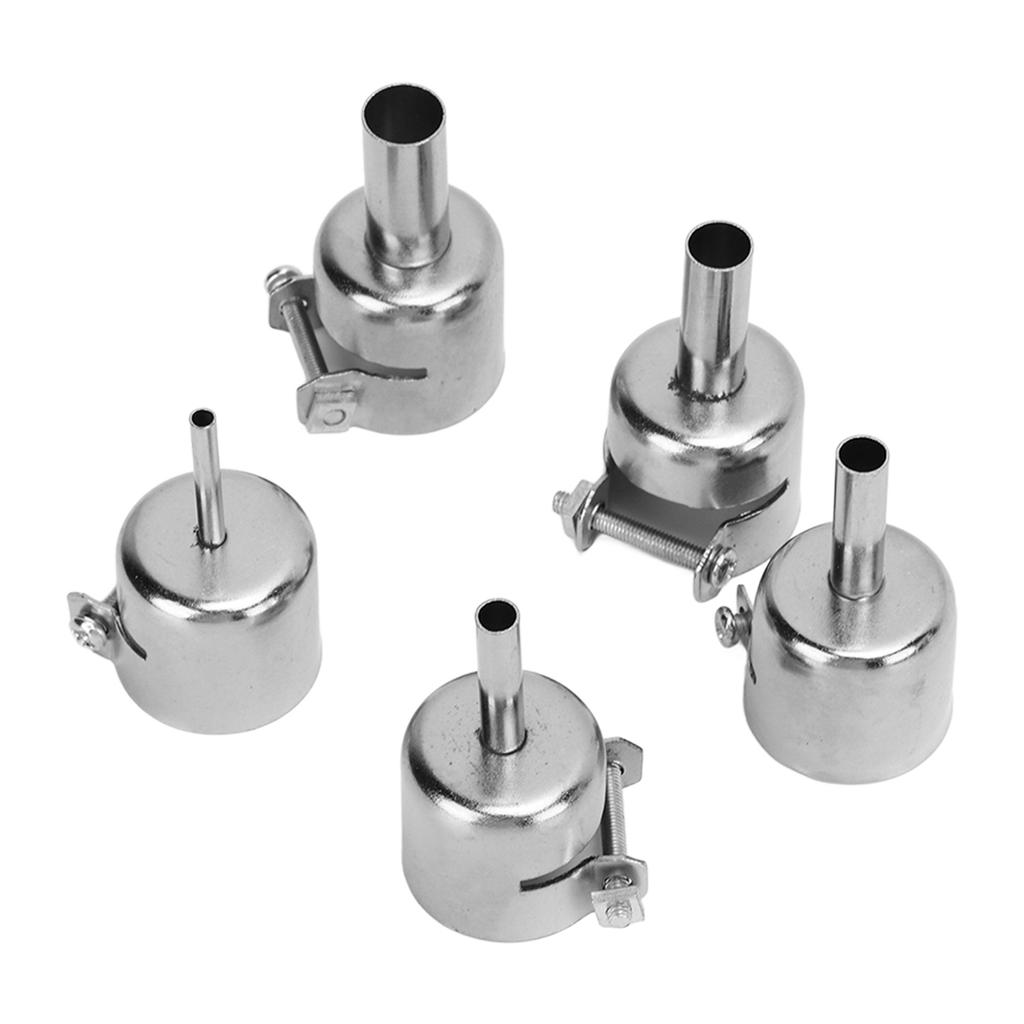 5 ks Tryska horkovzdušné pistole Univerzální série 850 3?10 mm pro Pájecí stanice, Pájecí zařízení