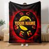 1PC Sc Bern Custom Name Patterned Flannel Blanket Suitable For All Seasons For Home Decor Warmth And Comfort Gifts Holiday Present