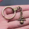 30mm Keychains Peach Heart Tags Wedding Jewelry Findings QY034