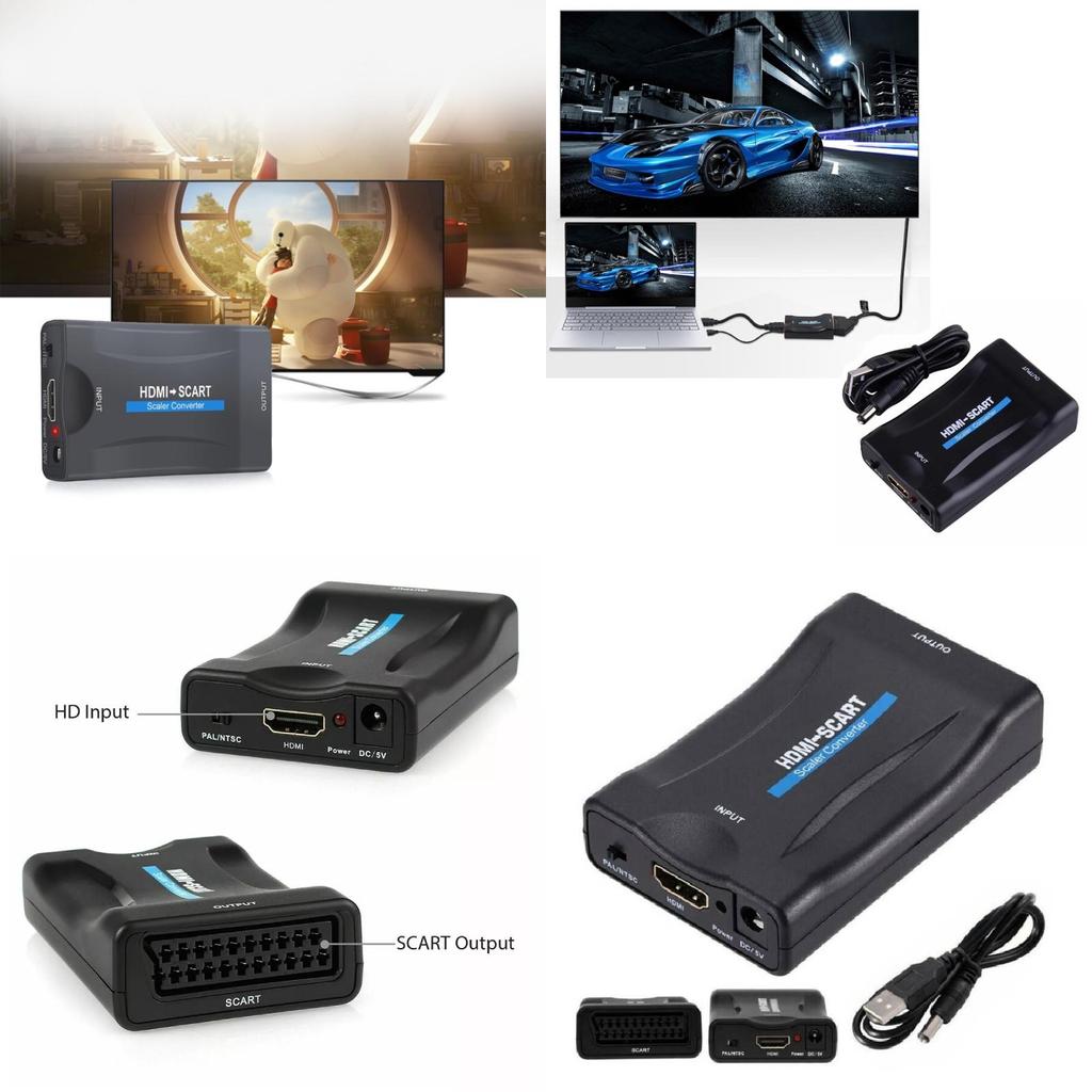 High Definition Hdmi To Scart Converter For Crystal Clear 1080p Video Quality And Universal Compatibility