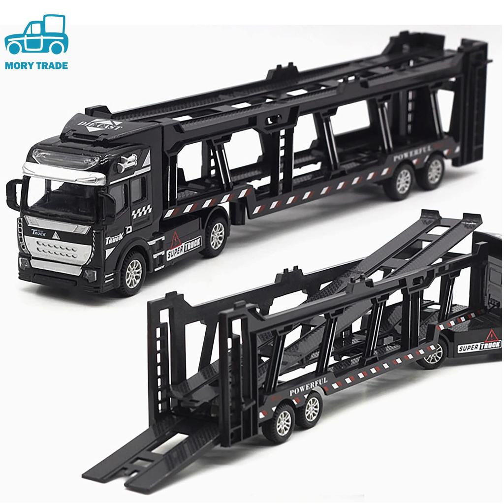 MORYTRADE 1/48 Scale Carrier Truck, Toy Carrier, 33cm Long, Models 6+, Black