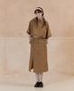 NUUKFITTER 838 Slit Long Skirt_Women [Beige]