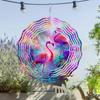 10 Inch Hanging Wind Spinner with 360 Degree Hook for Balcony Garden Decor Spring Summer Outdoor Decoration