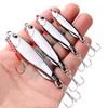 8Pcs Metal Fishing Lures Spoon Metal Jigs Lures Sea  Fishing Lure Artificial Baits for Freshwater and Saltwater