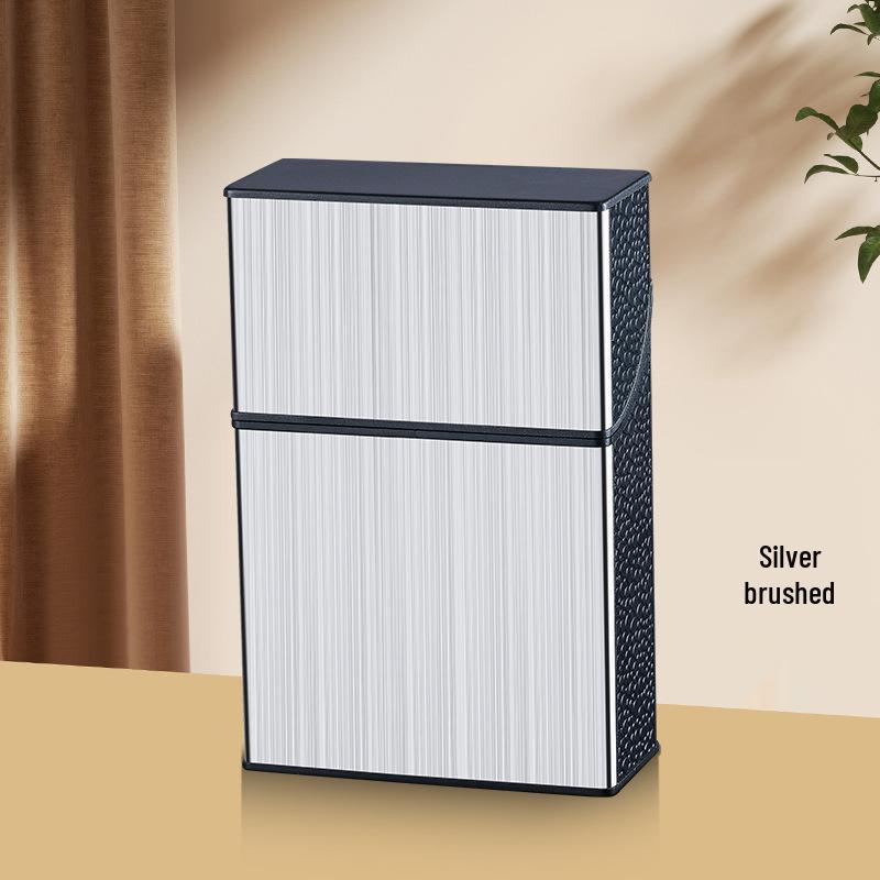 Large Capacity Creative ABS Plastic Cigarette Case - Pressure-Resistant and Moisture-Proof