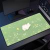 Cute Green Plant Computer Mouse Mat Office Large Gaming Mouse Pad Rubber Mousepad Gamer Locking Edge Desk Mat NonSlip Carpet XL