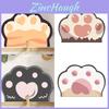 Cartoon Cat Paw Bath Mat With Waterabsorbing Silicone Fabric For Bathroom And Toilet Entrance